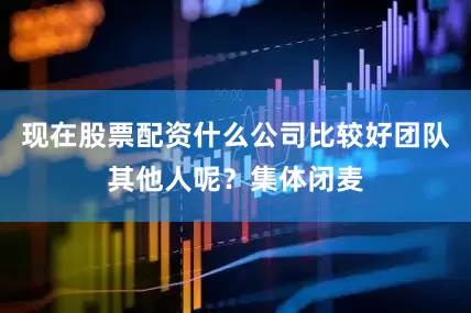 现在股票配资什么公司比较好团队其他人呢？集体闭麦